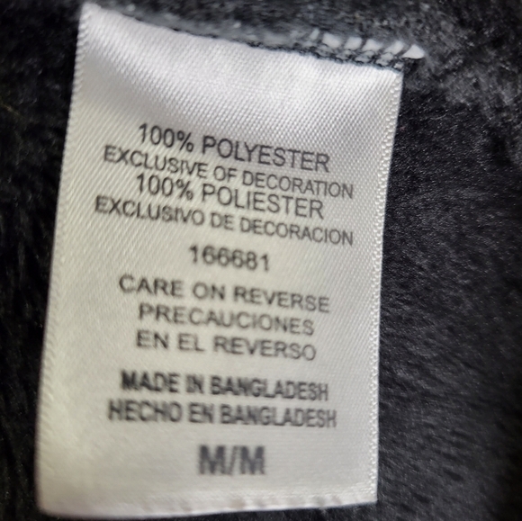 NHL Blackhawks Med fleece 1/4 zip pullover black Hockey - Picture 2 of 16